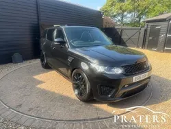 Black Used 2016 Land Rover Range Rover Sport SVR SUV | £29,500 (A bit pricey)