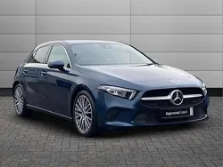 Denim blue Used 2021 Mercedes A180 Executive Hatchback | £20,250 (Fair price)