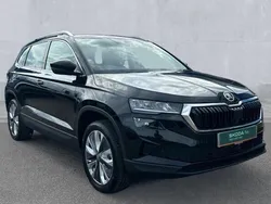Black magic pearlescent Used 2025 Skoda Karoq SE L SUV | £31,391 (Expensive)