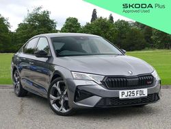 Graphite grey metallic Used 2025 Skoda Octavia vRS Hatchback | £31,895 (Expensive)