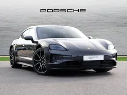 Volcano grey metallic New 2025 Porsche Taycan 4S Sport Turismo Sedan | £98,990 (A bit pricey)