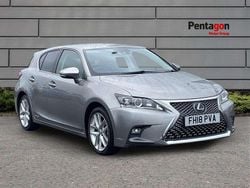 Silver Used 2018 Lexus CT200h Luxury Line Hatchback | £14,995 (Fair price)