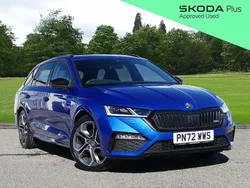 Blue Used 2022 Skoda Octavia vRS Estate | £28,295