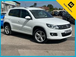 White Used 2015 VW Tiguan R-line SUV | £12,487 (Fair price)