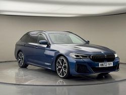 Phytonic blue Used 2022 BMW 520 M Sport Estate | £27,850 (Fair price)
