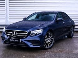 Blue Used 2019 Mercedes E220 AMG line Sedan | £23,950 (Expensive)