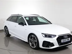 White Used 2021 Audi A4 Black Edition Estate | £24,750 (A bit pricey)