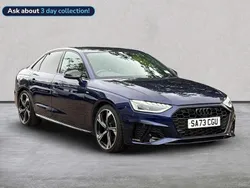 Blue Used 2023 Audi A4 Black Edition Sedan | £27,784 (A bit pricey)