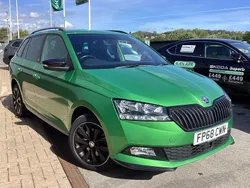Rallye green metallic Used 2018 Skoda Fabia Monte Carlo Estate | £11,295 (A bit pricey)