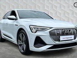 White Used 2020 Audi e-tron Sportback S-Line SUV | £24,254