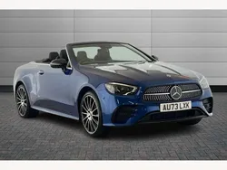 Blue Used 2023 Mercedes E400 AMG line Cabriolet | £51,390
