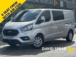 Moondust silver (metallic colour) Used 2022 Ford Transit Custom Limited Estate | £21,990 (Good price)