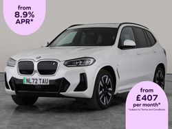 White Used 2022 BMW iX3 M Sport SUV | £26,806 (Fair price)