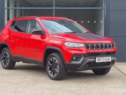 Red Used 2023 Jeep Compass Trailhawk SUV | £28,298