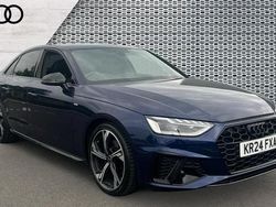 Blue Used 2024 Audi A4 Black Edition Sedan | £27,298 (Fair price)
