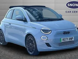 Blue Used 2021 Fiat 500e La Prima Cabriolet | £14,499 (Good price)