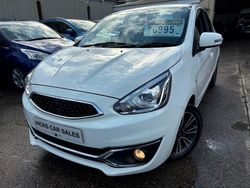 White Used 2017 Mitsubishi Mirage Hatchback | £6,995 (A bit pricey)