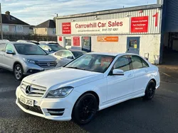 White Used 2013 Mercedes C350 AMG Sedan | £6,695 (Fair price)