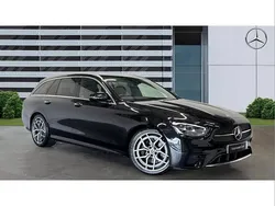 Black Used 2023 Mercedes E200 AMG Line Premium Estate | £30,668 (Fair price)