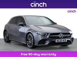 Grey Used 2022 Mercedes A35 AMG Premium Hatchback | £26,099 (Fair price)