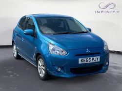 Blue Used 2016 Mitsubishi Mirage Hatchback | £7,249 (Good price)