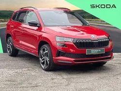 Red Used 2025 Skoda Karoq SportLine SUV | £30,169 (Fair price)