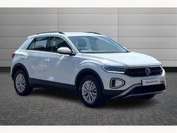 White Used 2022 VW T-Roc Life SUV | £18,950 (Fair price)