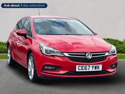 Red Used 2017 Vauxhall Astra SRi Hatchback | £7,149 (Fair price)