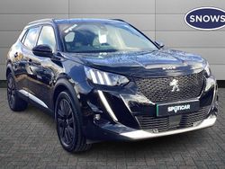 Black Used 2021 Peugeot e-2008 Premium SUV | £13,593 (Fair price)