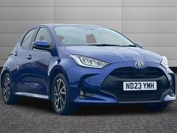 Blue Used 2023 Toyota Yaris Hybrid Design Hatchback | £18,550 (Fair price)