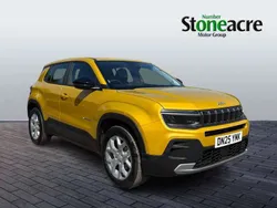 Yellow New 2025 Jeep Avenger Altitude SUV | £24,000 (Expensive)