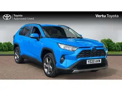 Blue Used 2020 Toyota RAV4 Hybrid Design SUV | £22,625 (Fair price)