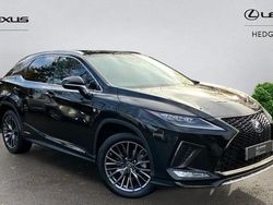 Black Used 2022 Lexus RX450h Sport Line SUV | £36,115 (Expensive)