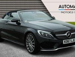 Black Used 2018 Mercedes C200 AMG line Cabriolet | £16,290 (Good price)
