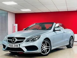 Silver Used 2015 Mercedes E200 AMG Line Premium Cabriolet | £14,990 (Expensive)