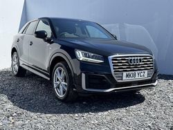 Black Used 2018 Audi Q2 S-Line SUV | £15,175 (Fair price)