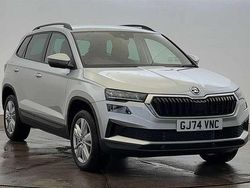Brilliant silver metallic New 2024 Skoda Karoq SE Drive SUV | £23,795