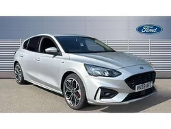 Silver Used 2019 Ford Focus ST-Line X Hatchback | £12,620 (Fair price)