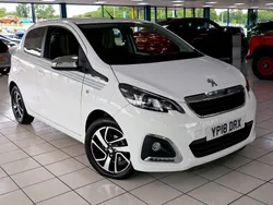 White Used 2018 Peugeot 108 Collection Hatchback | £7,989 (Fair price)