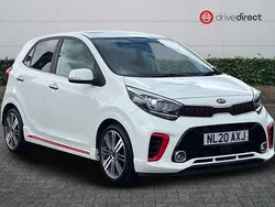 Solid white Used 2020 Kia Picanto GT-Line S Hatchback | £10,690 (A bit pricey)