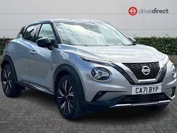 Silver Used 2021 Nissan Juke Tekna+ SUV | £16,382 (Fair price)