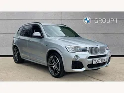 Silver Used 2017 BMW X3 M Sport SUV | £20,995 (Expensive)