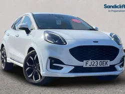 Frozen white (premium paint) Used 2023 Ford Puma Gen-E Hatchback | £16,130 (Fair price)