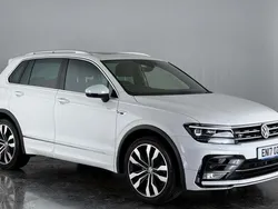 White Used 2017 VW Tiguan R-line SUV | £21,600 (Good price)