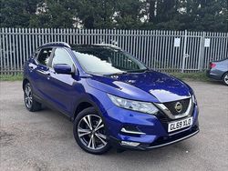 Blue Used 2019 Nissan Qashqai N-Connecta SUV | £10,495 (Fair price)