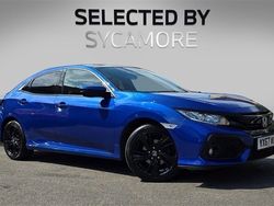 Blue Used 2017 Honda Civic EX Hatchback | £10,995 (Fair price)