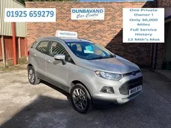 Silver Used 2015 Ford Ecosport Titanium SUV | £6,999 (Fair price)