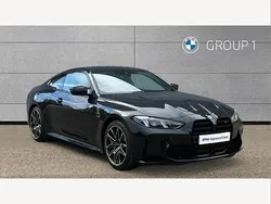 Black sapphire metallic paint New 2025 BMW M4 Competition Edition Coupe | £74,995 (A bit pricey)