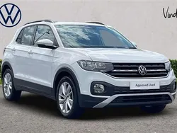 White Used 2021 VW T-Cross SE SUV | £16,738 (Fair price)