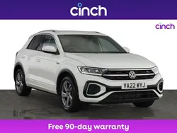 White Used 2022 VW T-Roc R-line SUV | £20,989 (Fair price)